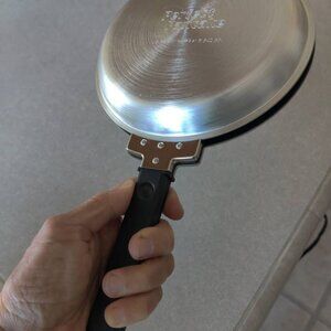 Perfect Pancake Pan Double Sided Hinged Aluminum Non Stick Pan and Accessories